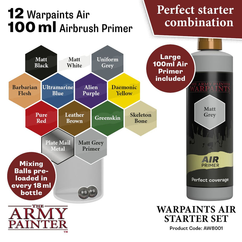 Warpaints Air Starter Set - 12 Colours