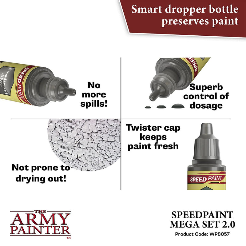 Mega Set 2.0 - Warpaints: Speedpaint (50 Colours)