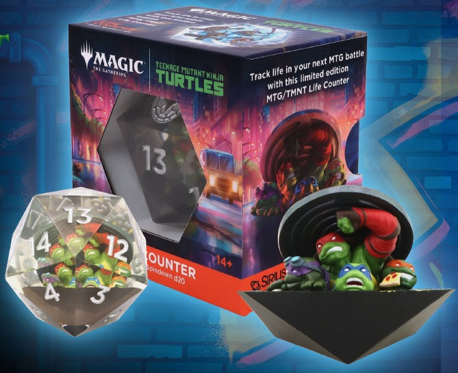 Spindown D20 Jumbo Die - 55mm TMNT