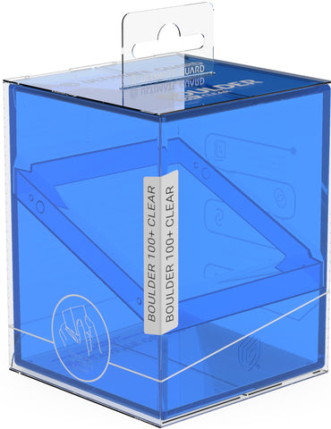 Ultimate Guard - Deck Case Boulder 100+ CLEAR Sapphire