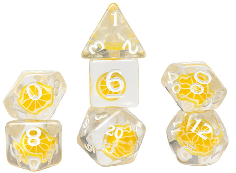 SD Fruit Slice Dice Set (Lemon) - Sirius Dice