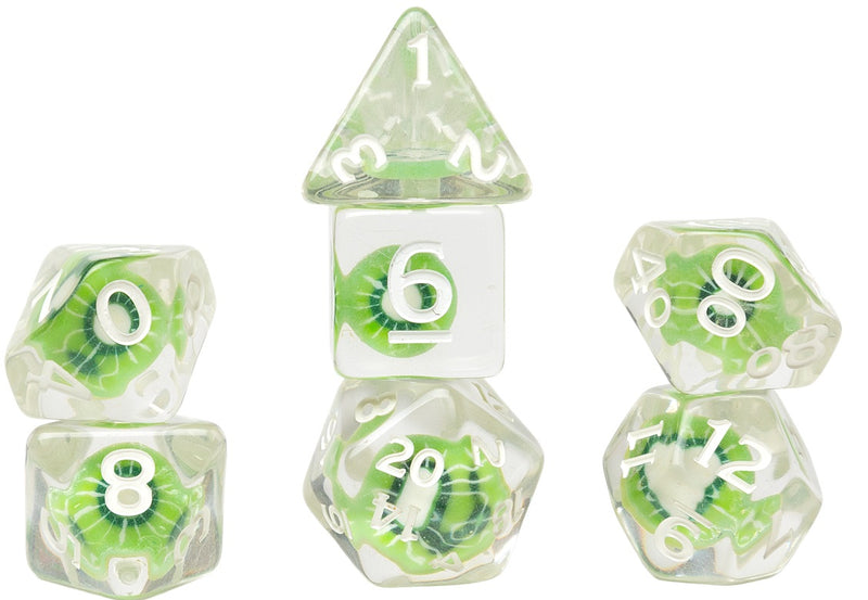 SD Fruit Slice Dice Set (Kiwi) - Sirius Dice