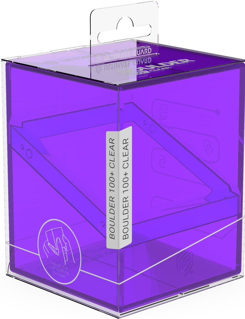 Ultimate Guard - Deck Case Boulder 100+ CLEAR Amethyst