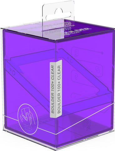 Ultimate Guard - Deck Case Boulder 100+ CLEAR Amethyst