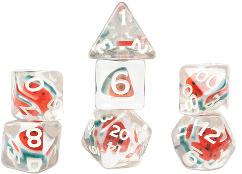 SD Fruit Slice Dice Set (Watermelon) - Sirius Dice