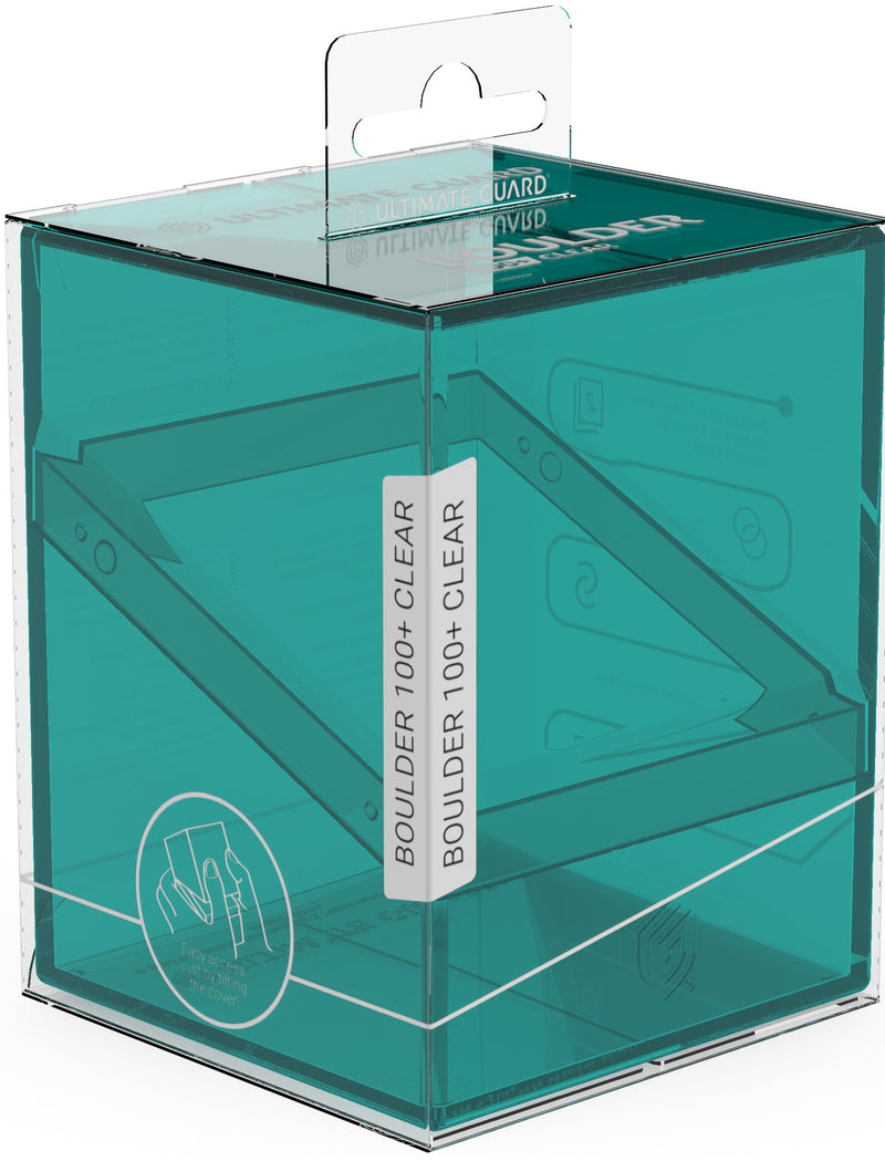 Ultimate Guard - Deck Case Boulder 100+ CLEAR Malachite