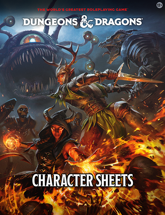 Wizards of the Coast Dungeons & Dragons (2024): Character Sheets