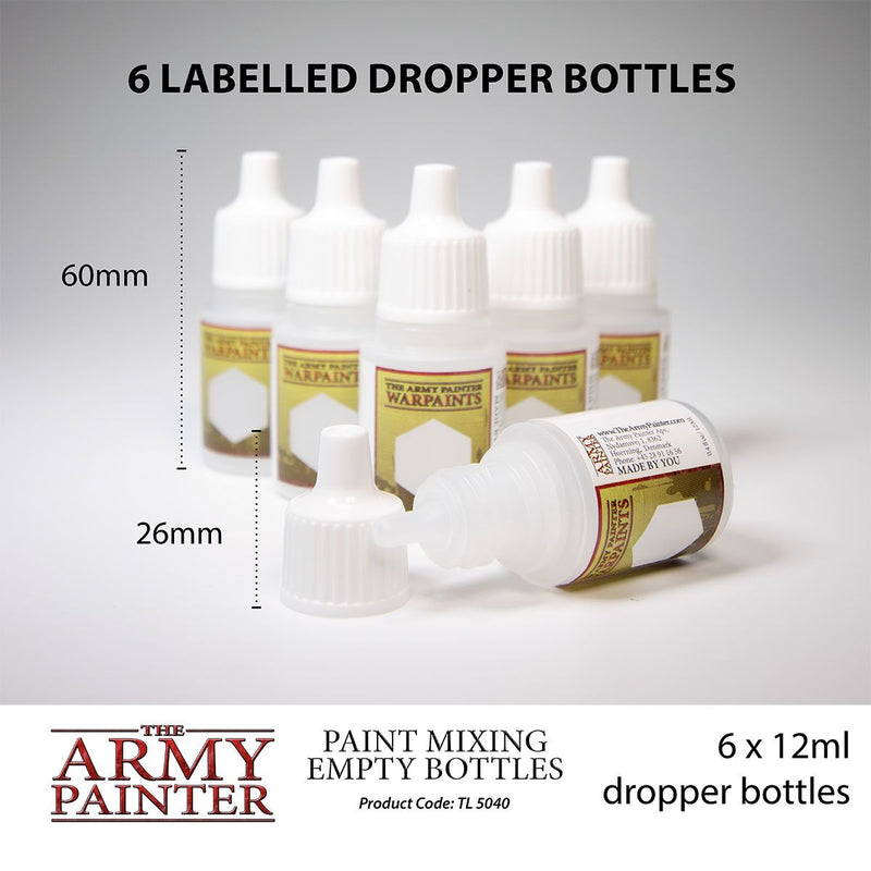 Empty Mixing Bottles: Miniatures & Model Tools