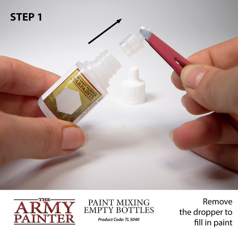 Empty Mixing Bottles: Miniatures & Model Tools