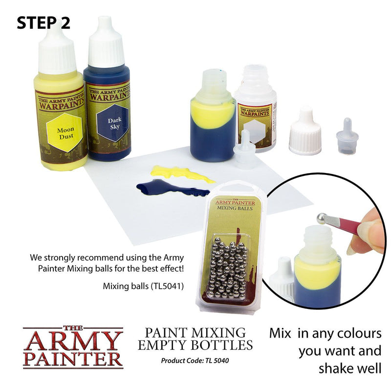 Empty Mixing Bottles: Miniatures & Model Tools