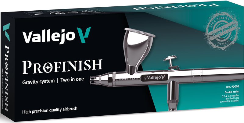 Profinish 2 in 1 Professional Airbrush: Vallejo