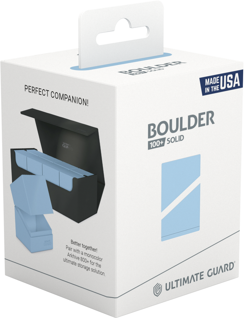 Ultimate Guard - Deck Case Boulder 100+ Pastel Baby Blue