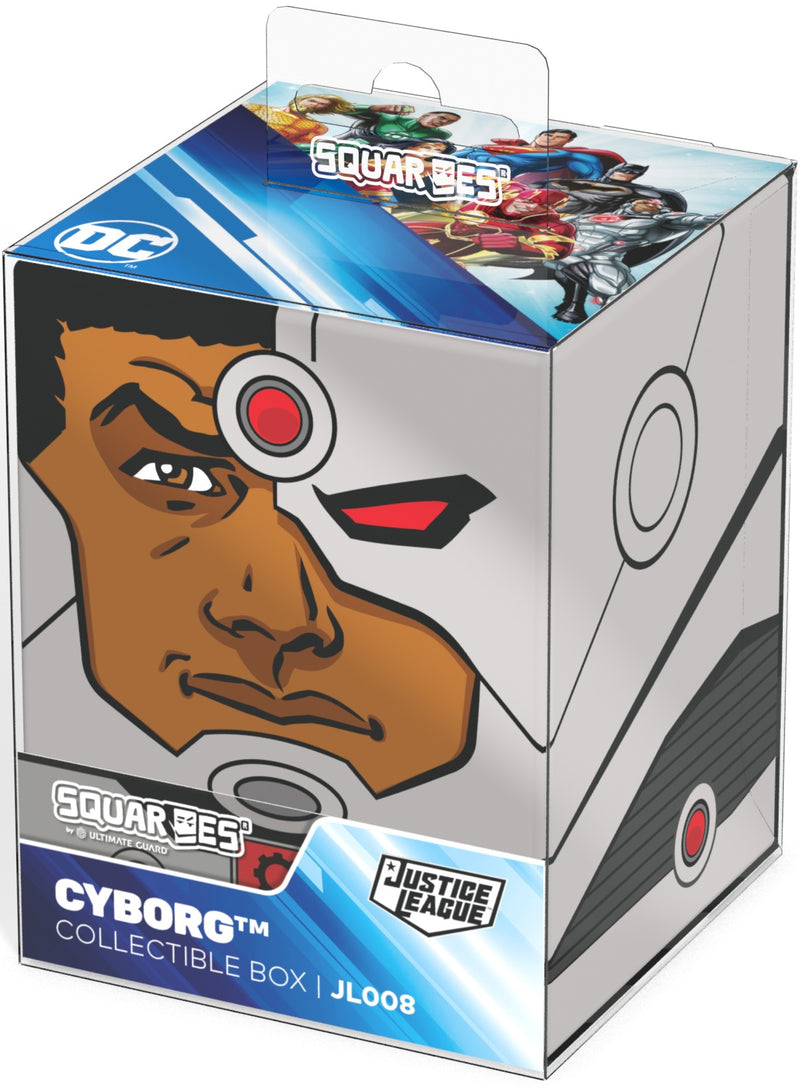 Squaroes Collectible Deck Box - DC Justice League Cyborg (Ultimate Guard)