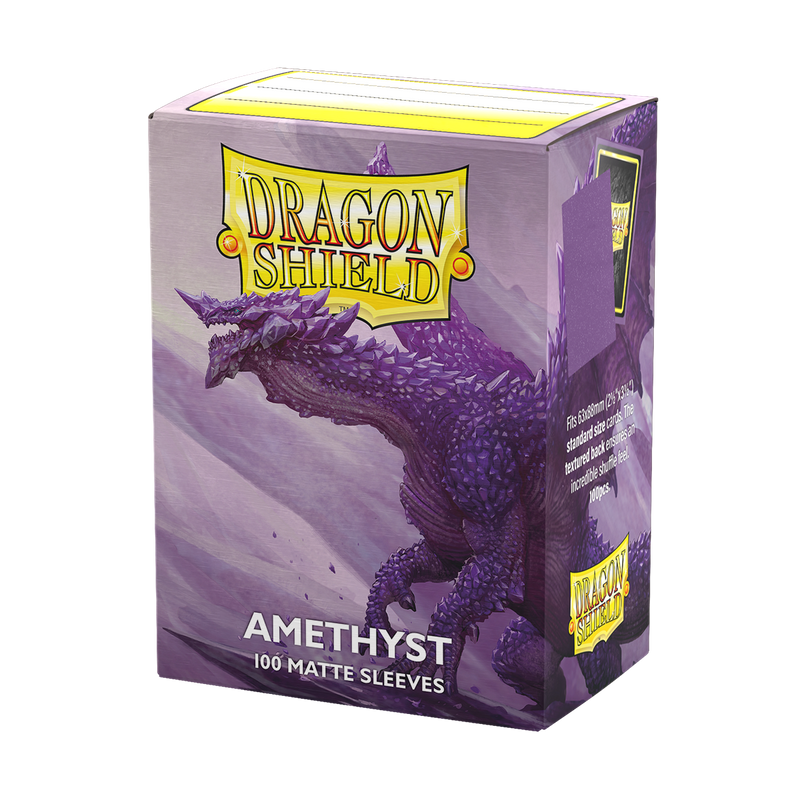 Dragon Shield: Standard 100ct Sleeves - Amethyst (Matte)