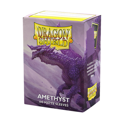 Dragon Shield: Standard 100ct Sleeves - Amethyst (Matte)