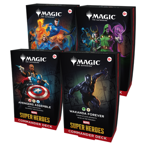 Marvel Super Heroes Commander decks