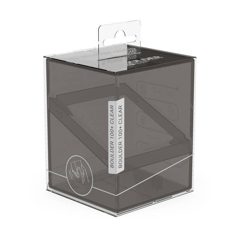 Ultimate Guard - Deck Case Boulder 100+ CLEAR ONYX