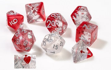 SD HEARTS DICE SET - Sirius Dice