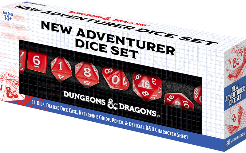 Dungeons & Dragons New Adventurer Dice Set (Red)