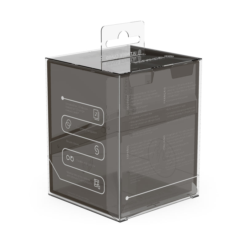 Ultimate Guard - Deck Case Boulder 100+ CLEAR ONYX