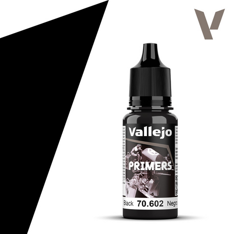 Black: Vallejo: Game Air Primer 18ml