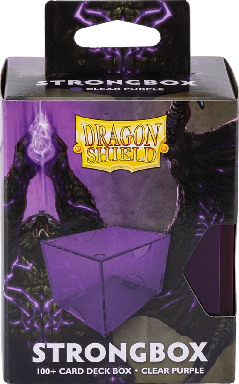 Dragon Shield Strongbox - Clear Purple