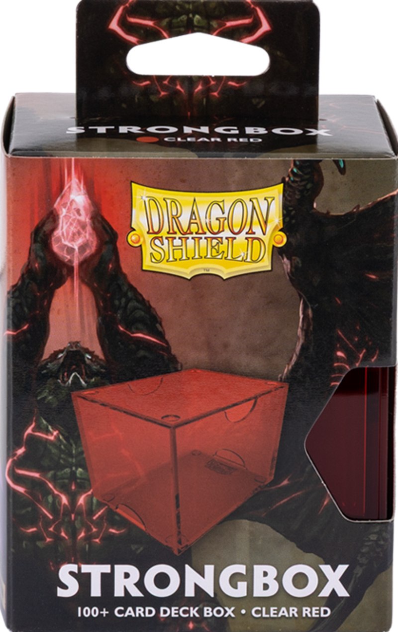 Dragon Shield Strongbox - Clear Red