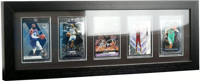 Wooden Display Frame with 5 Slots - magnetic holder