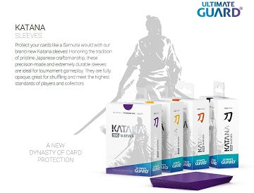 Ultimate Guard Katana - 100CT Standard Size - Transparent Sleeves