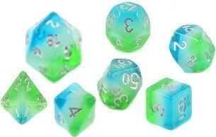 SD BLUE HAWAIIAN DICE SET - Sirius Dice