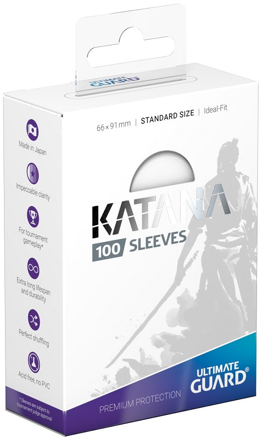 Ultimate Guard Katana - 100CT Standard Size - White Sleeves