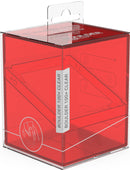 Ultimate Guard - Deck Case Boulder 100+ CLEAR Ruby