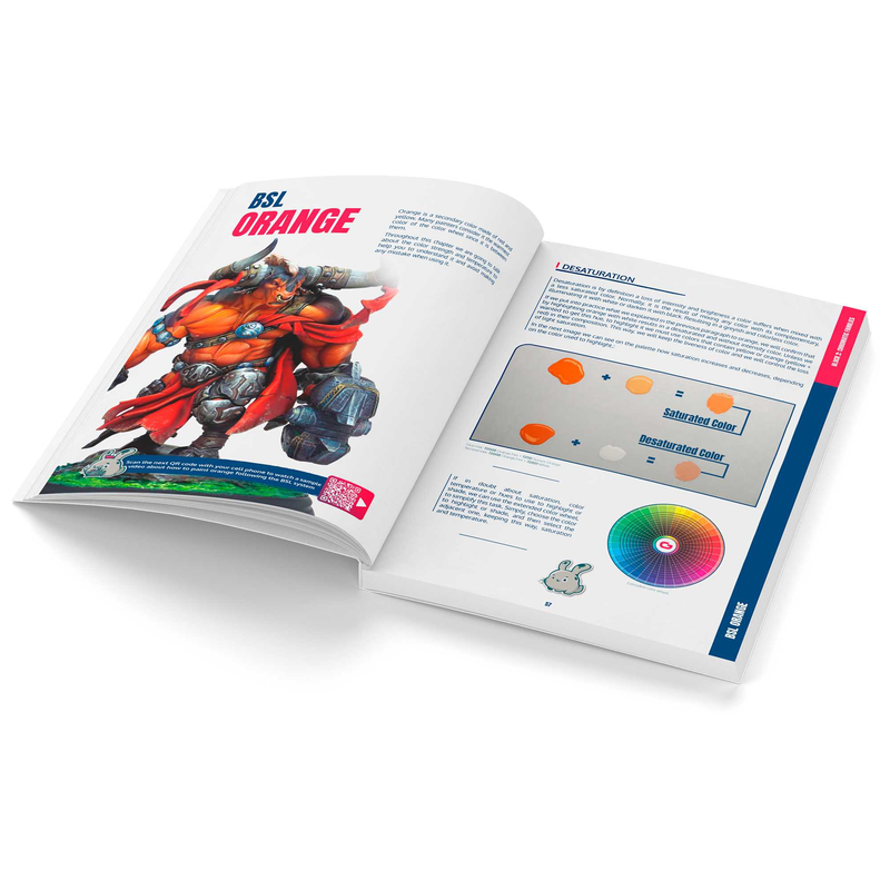 Color BSL System: Instructional Painting Miniatures Book - Vallejo