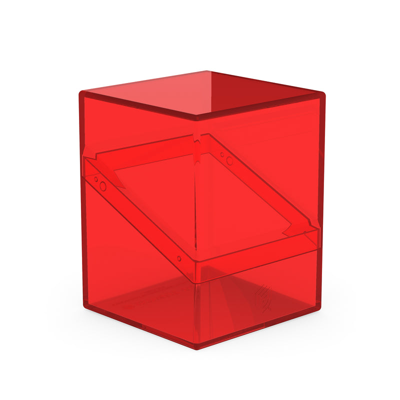 Ultimate Guard - Deck Case Boulder 100+ CLEAR Ruby