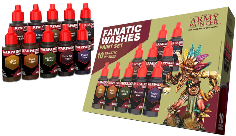 Army Painter: Warpaints Fanatic Washes Paint Set