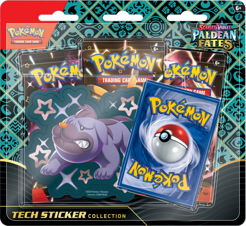 Scarlet & Violet: Paldean Fates - Tech Sticker Collection (Maschiff)