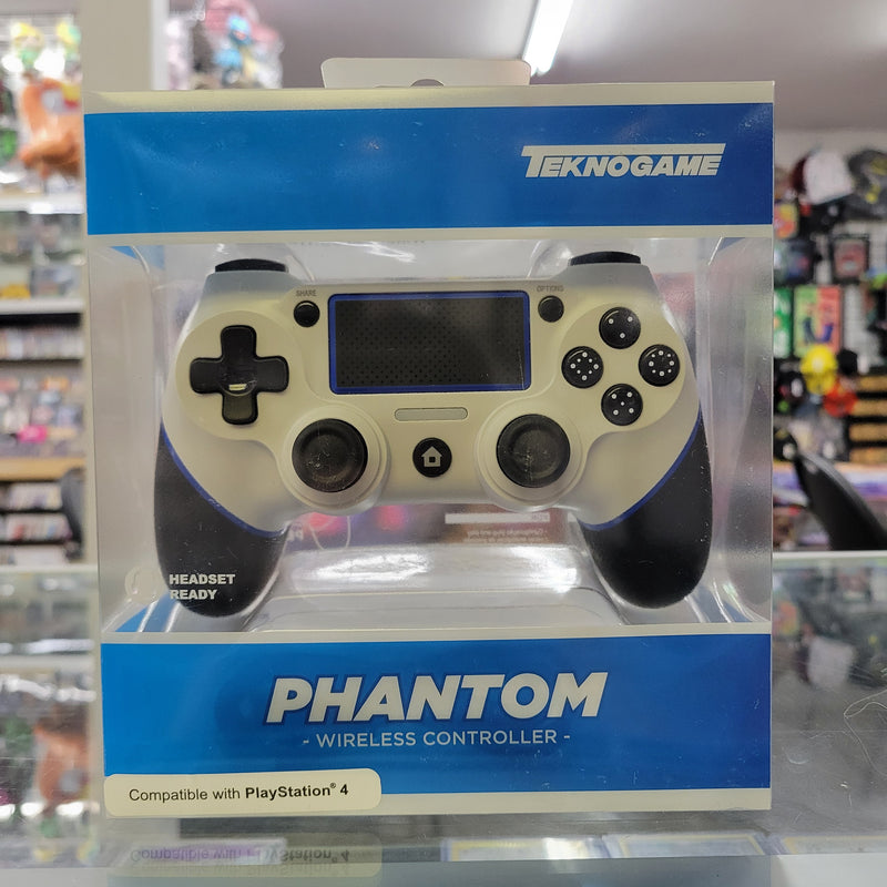 Teknogame Phantom Wireless PS4 Controller - White