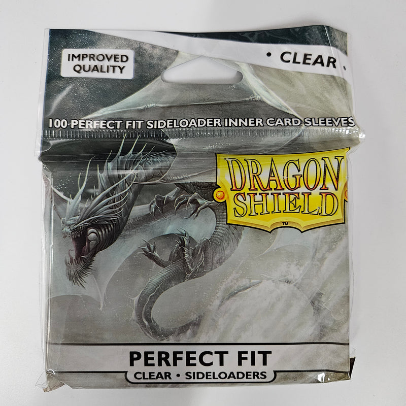 Dragon Shield: Standard Size 100ct Inner Sleeves - Perfect Fit Sideloader (Clear 'Naluapo')