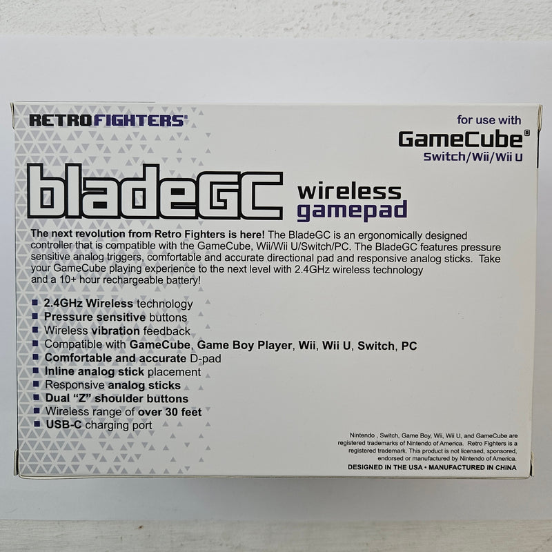 BladeGCNext-Gen Wireless GameCube Controller [Retro Fighters] - Black