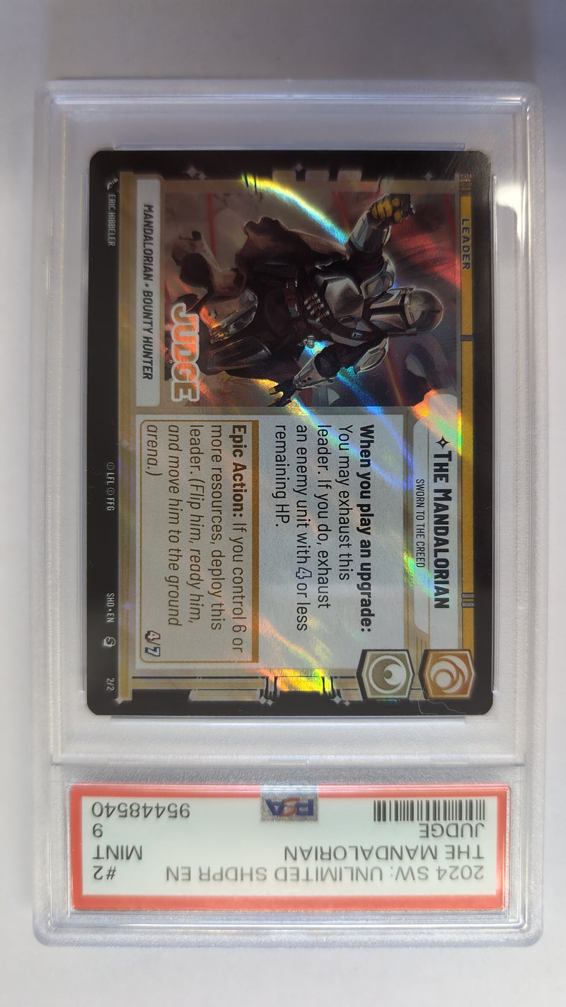 The Mandalorian - Sworn To The Creed (Judge Promo) (2/2) [Shadows of the Galaxy Promos] - Graded