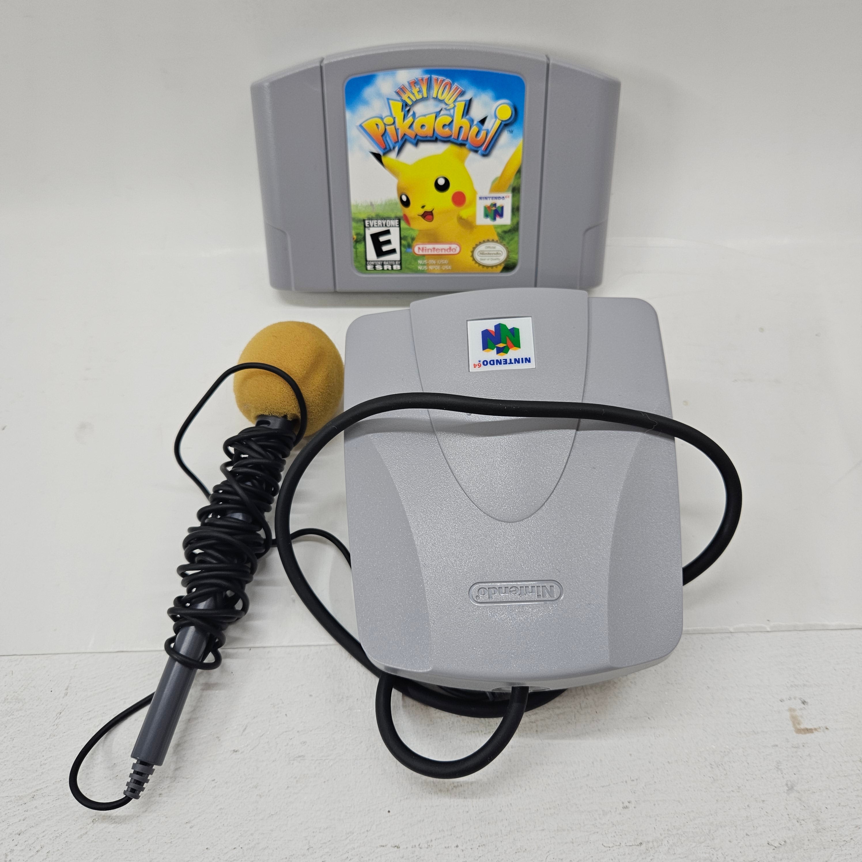 N64 Hey You Pikachu With AUTHENTIC VRU and shops Microphone