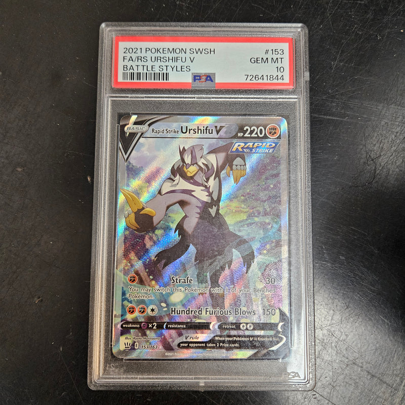 Rapid Strike Urshifu V (153/163) [Sword & Shield: Battle Styles] - Graded
