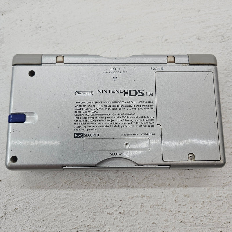 Nintendo DS Lite Console - Silver (Tested and Working)