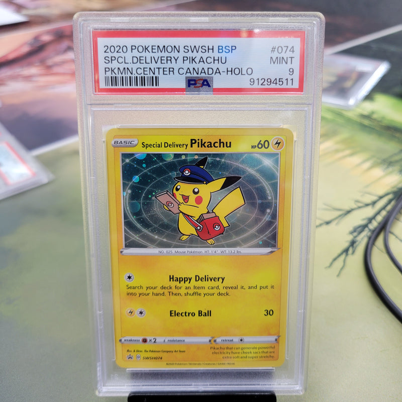 Special Delivery Pikachu (SWSH074) [Sword & Shield: Black Star Promos] - Graded