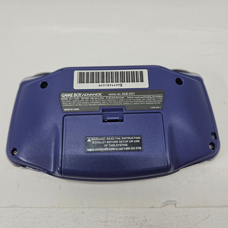 Nintendo Gameboy Advance - Purple Tested (Ready To Play)