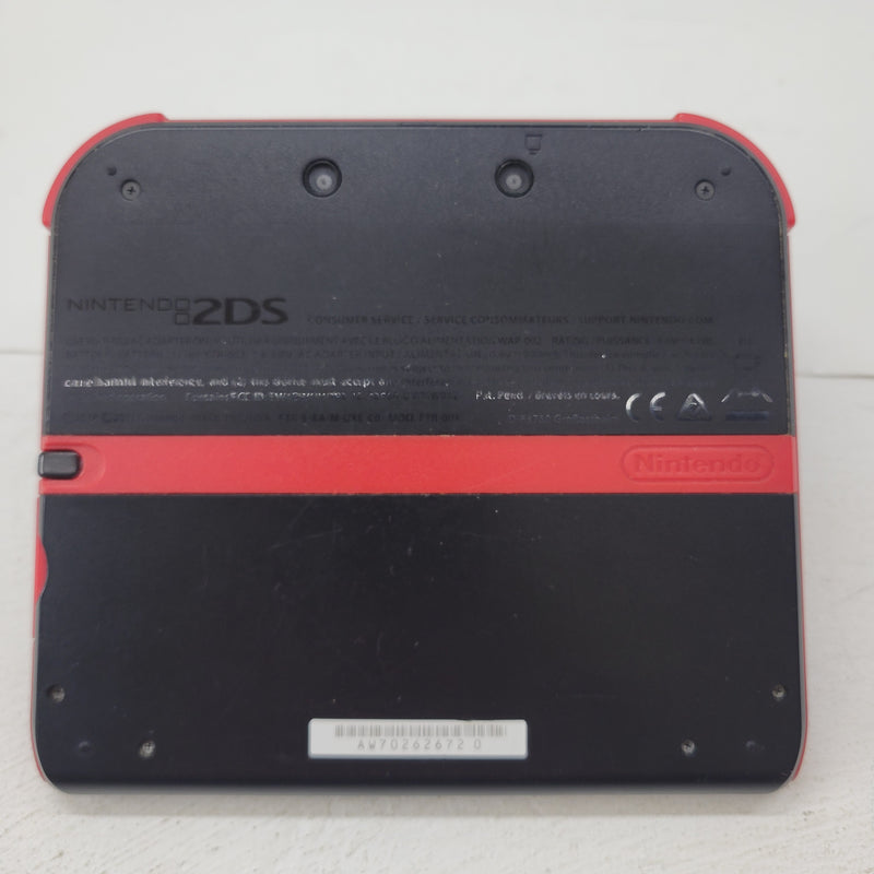 Nintendo 2DS Console - (Black & Red) - {RTP - Ready To Play}