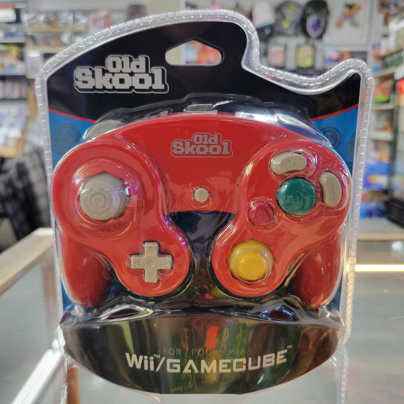 GameCube / Wii Compatible Controller – Red/Blue (Old Skool)