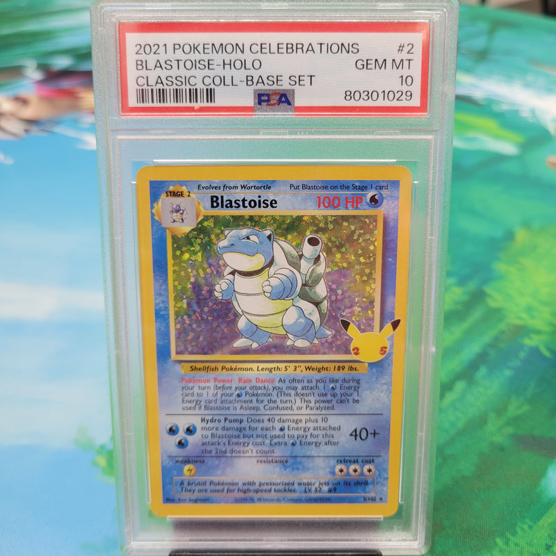 Blastoise (2/102) [Celebrations: 25th Anniversary - Classic Collection] - Graded