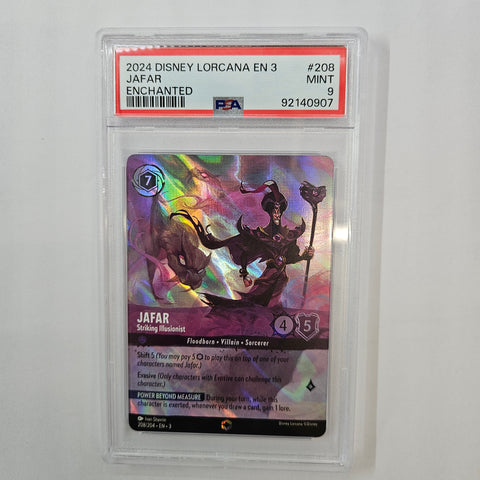 Jafar - Striking Illusionist (Alternate Art) (208/204) [Into the Inklands] - Graded