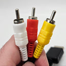 AV Composite Cable compatible with PS1/PS2/PS3 (PlayStation)